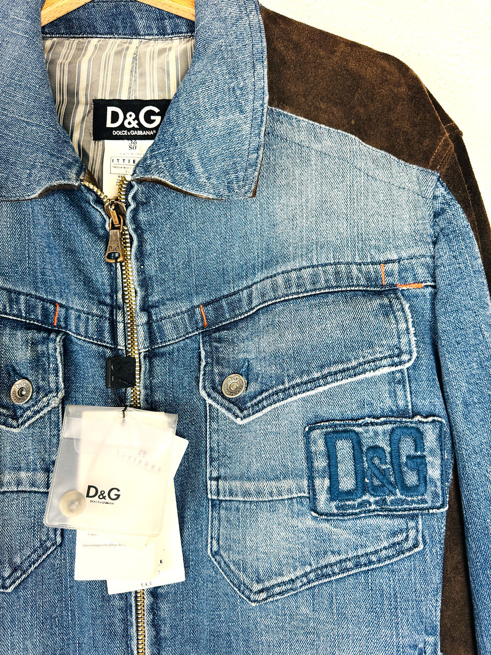 Miniatura: giacca-jeans-pelle-dolce-gabbana