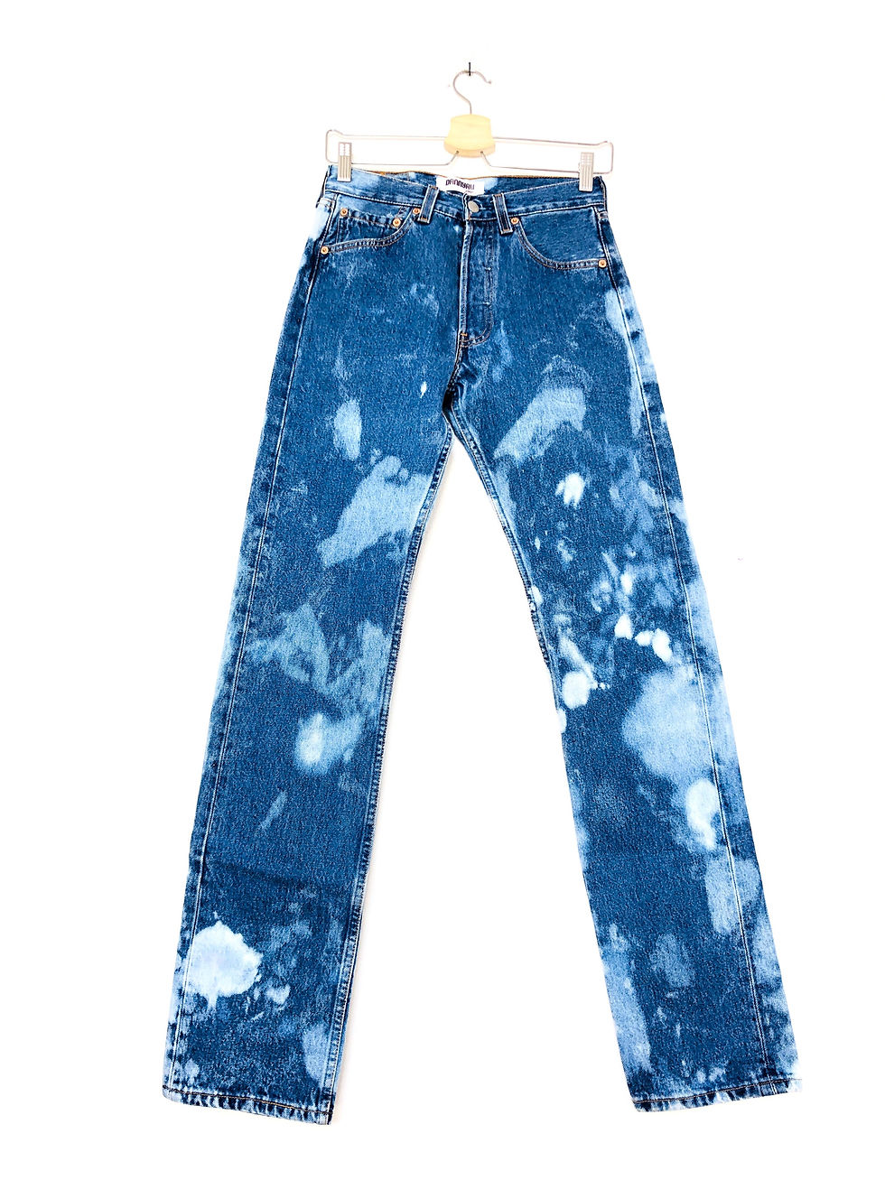 Miniatura: jeans-denim-levis-501-tie-dye-vintage