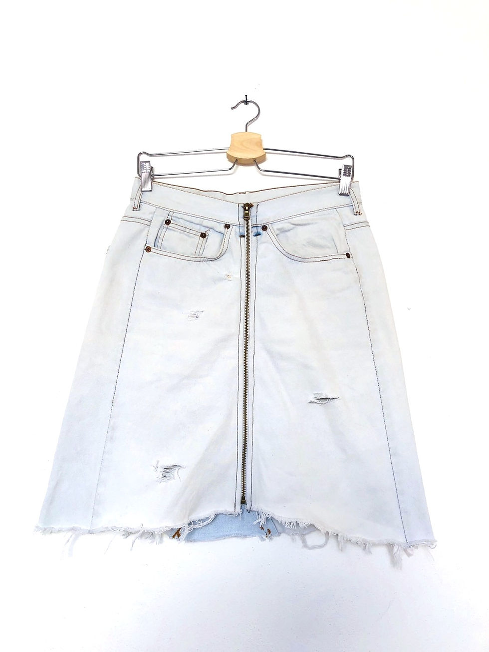 Miniatura: gonna-jeans-denim-zip-levis-vintage