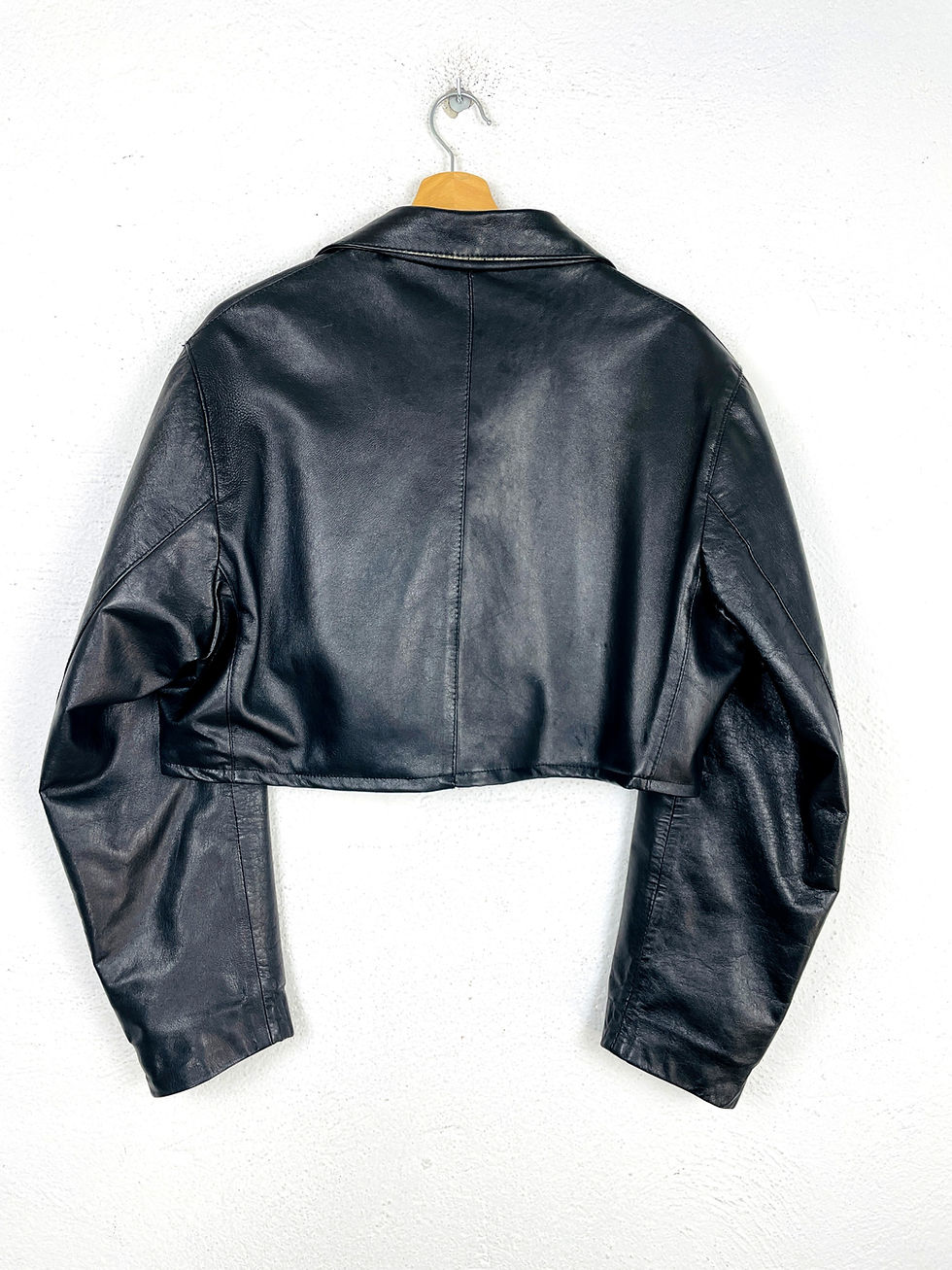 Miniatura: giacca-crop-vera-pelle-vintage