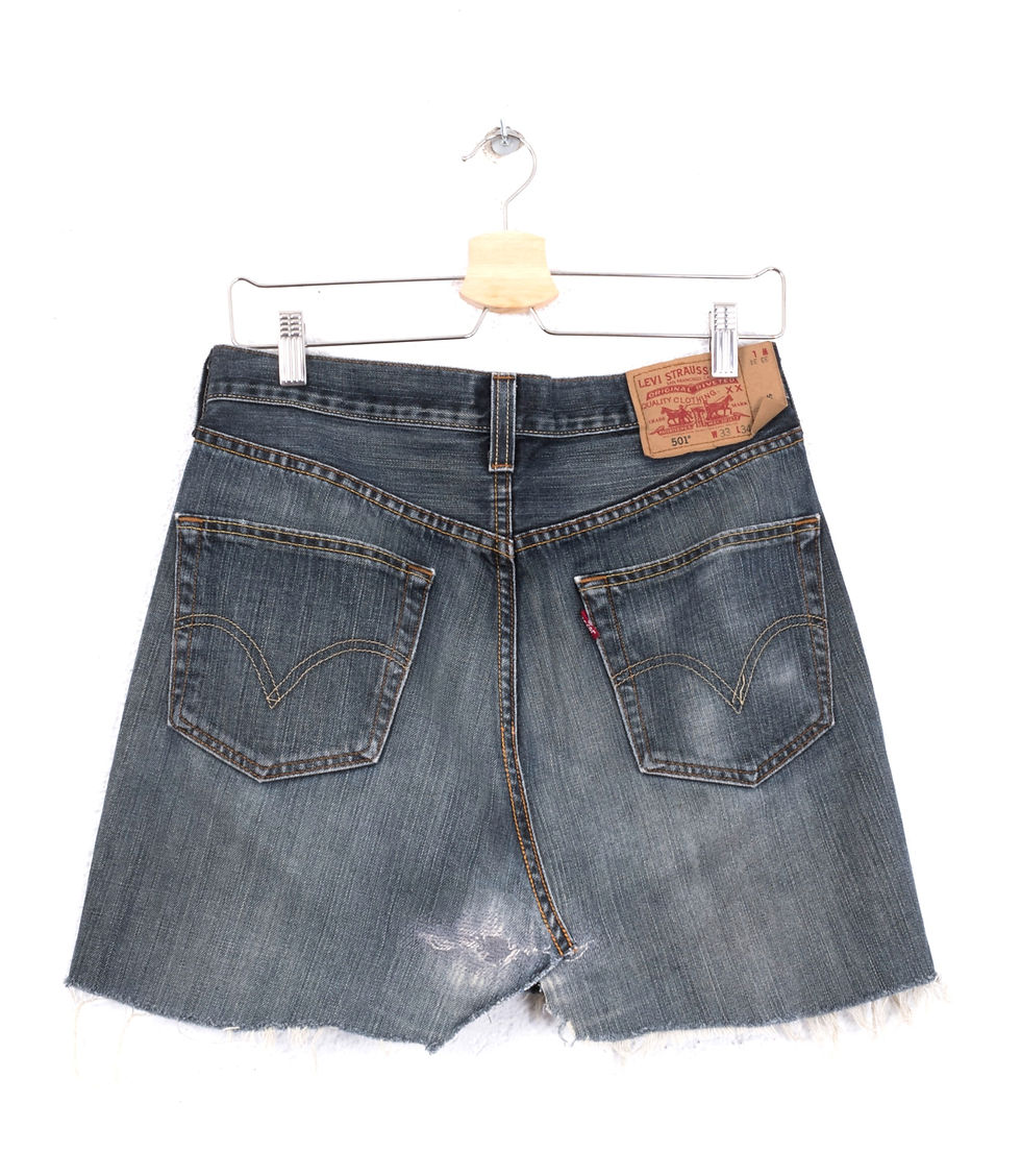 Miniatura: gonna-denim-jeans-zip-vintage