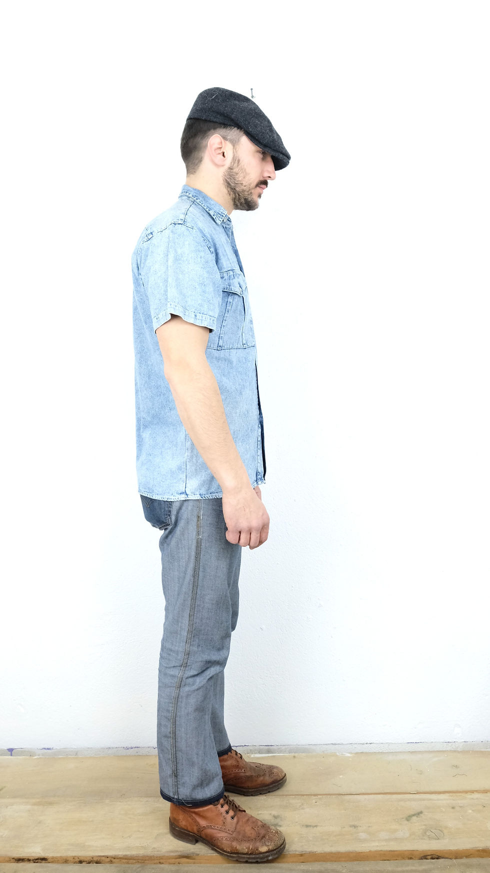 Miniatura: CAMICIA DI JEANS VINTAGE ANNI '80