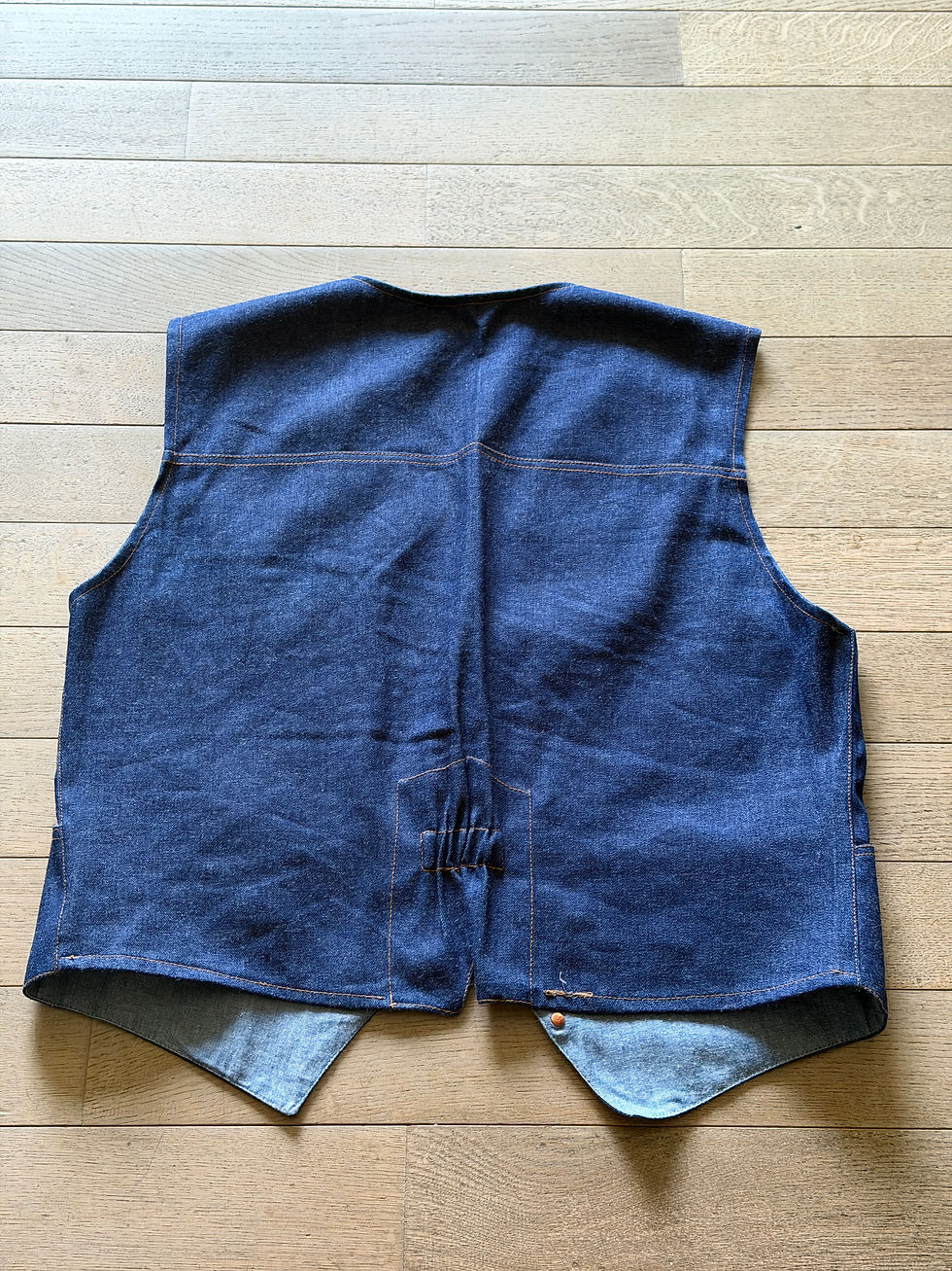 Miniatura: Gilet denim anni 80