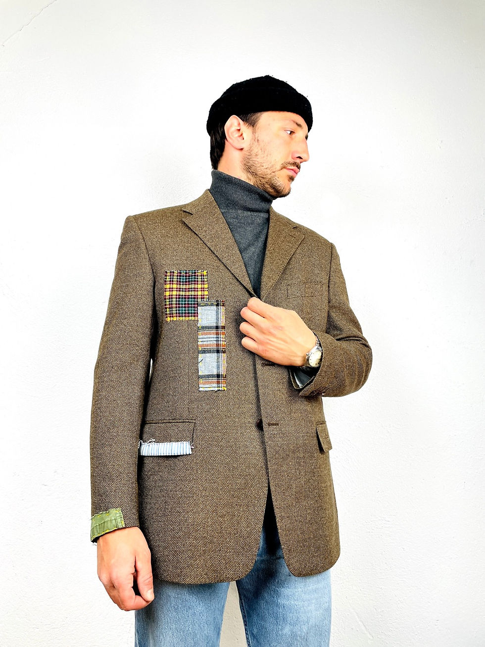 Miniatura: blazer-patchwork-custom-vintage