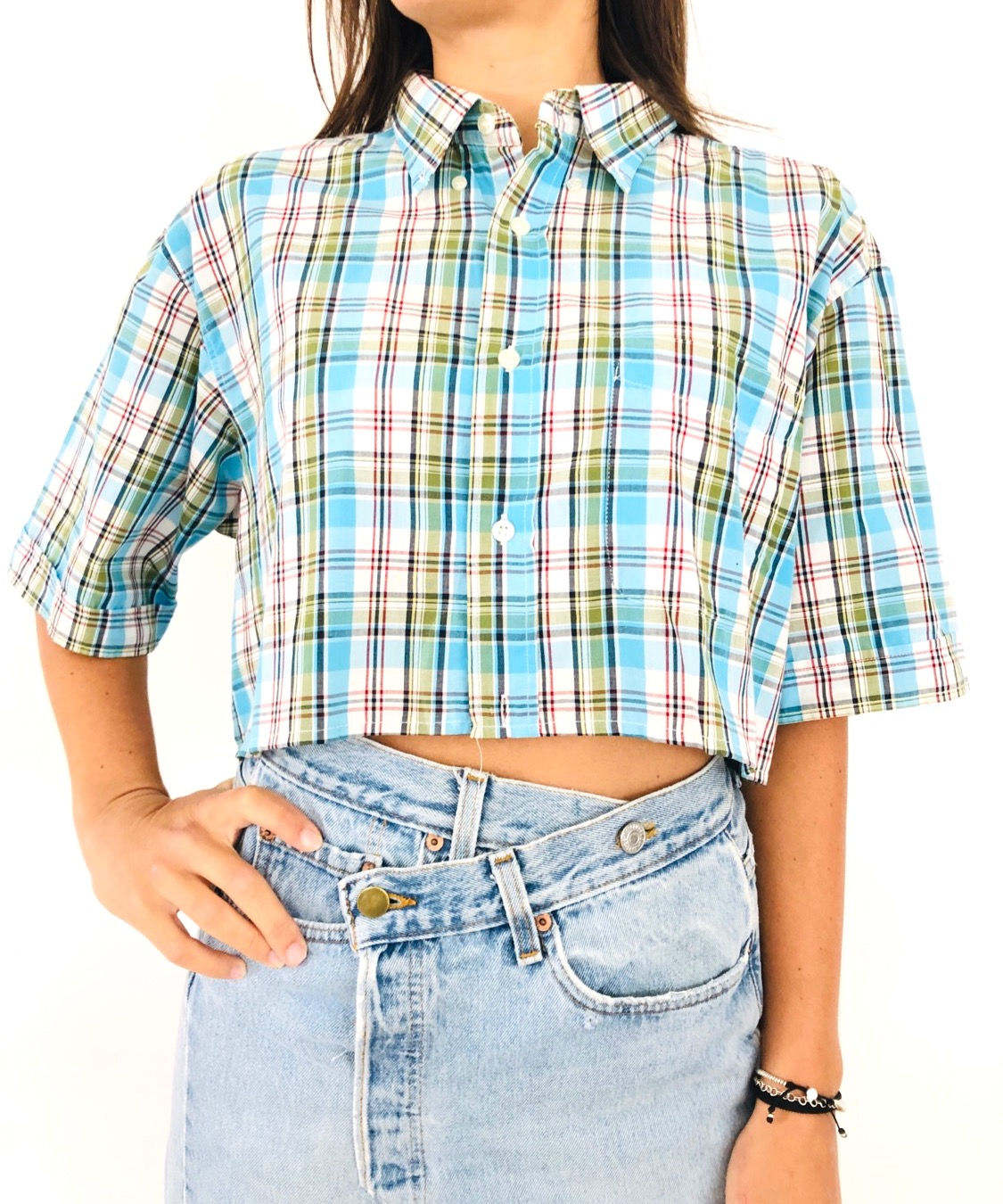 camicia-quadri-corta-vintage