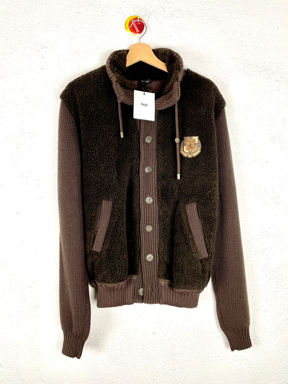 Miniatura: bomber-vintage-dolce-gabbana-pile-maglia-lana