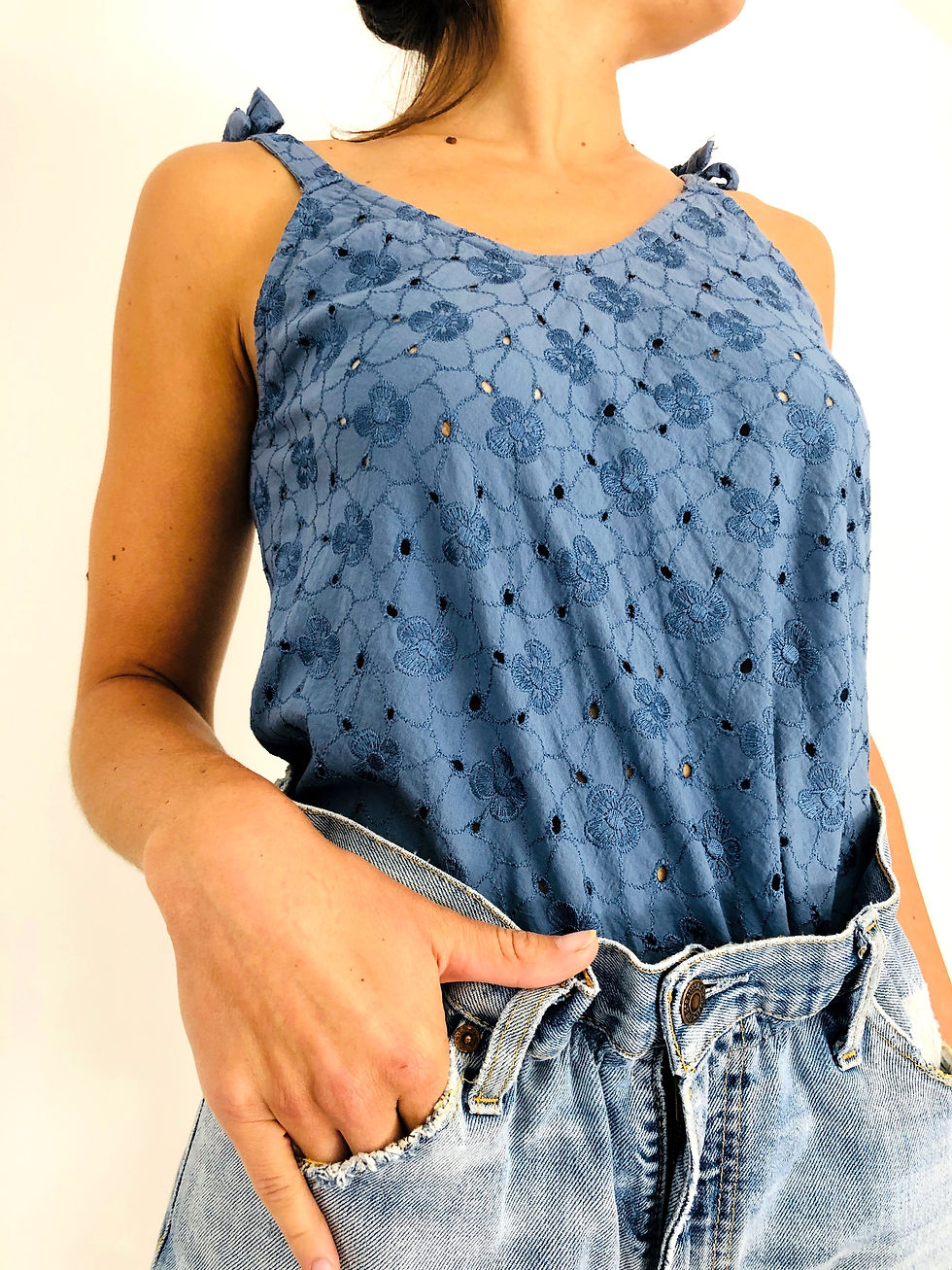 Miniatura: top-vintage-pizzo-sangallo