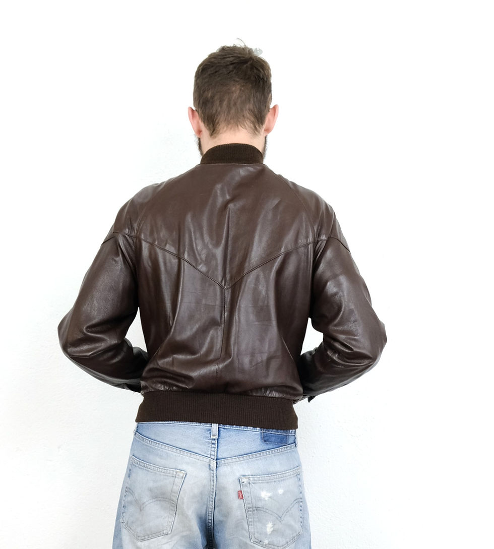 Miniatura: bomber-giacca-vera-pelle-vintage