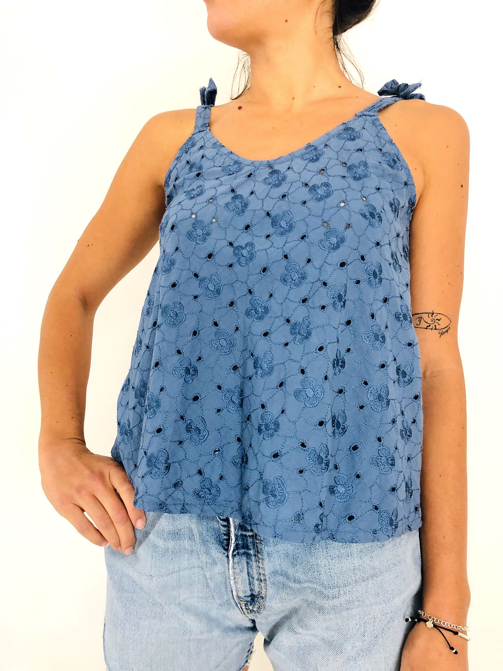 Miniatura: top-vintage-pizzo-sangallo