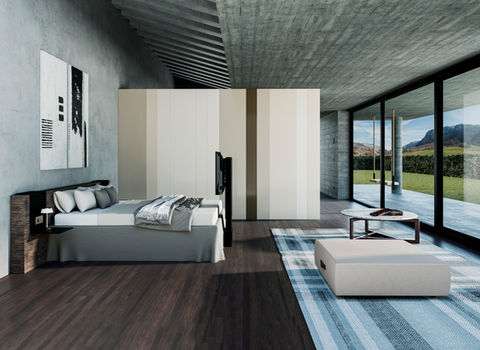 ekinex TV lift from the bed side view