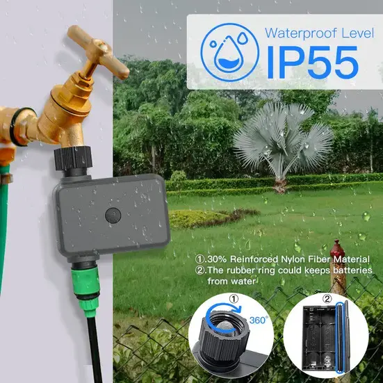 IP65 Waterproof Automatic Watering Timer of Outdoor Water Timer for Garden Hose