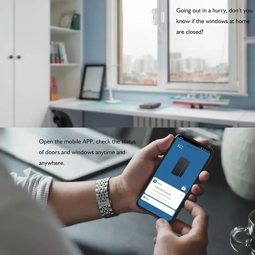 Thumbnail: tuya smart door window sensor with siren