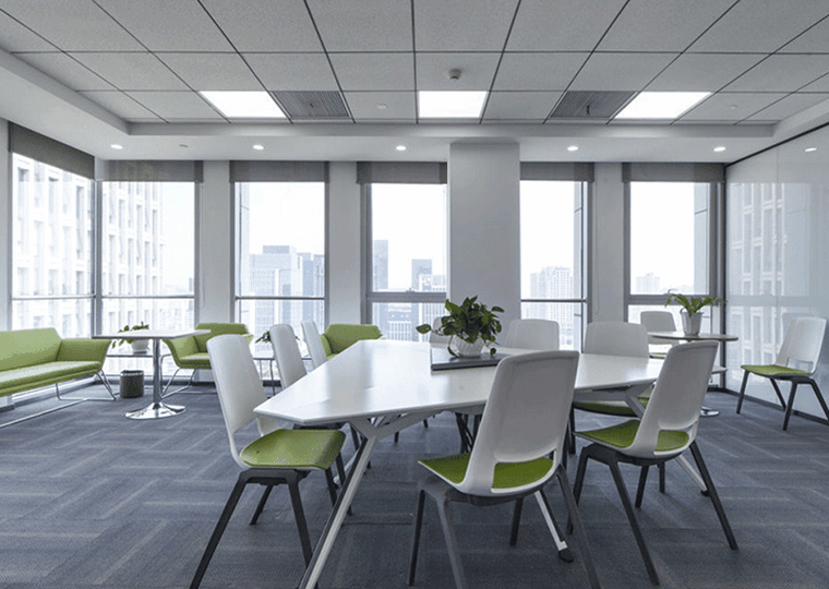 PDLC Smart Film In an office