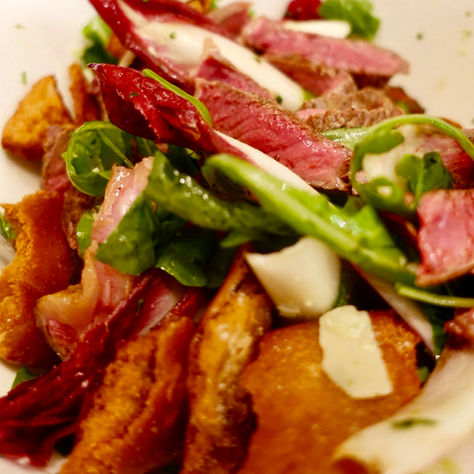Beef and basil salad 