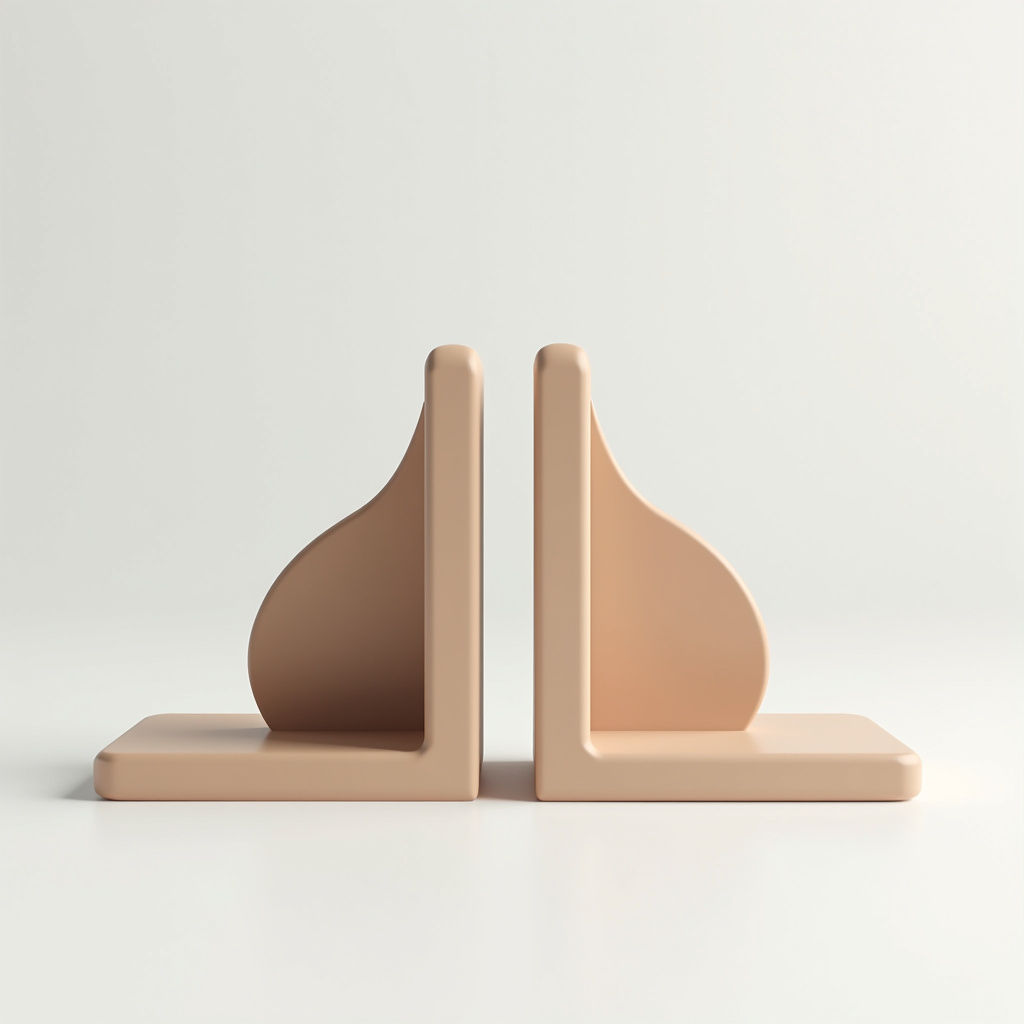 Abstract Bookend Set