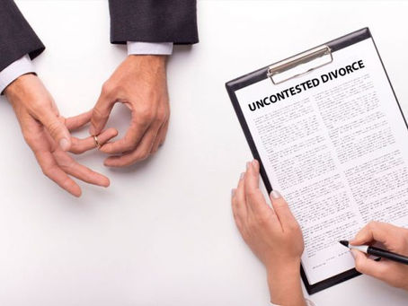 Uncontested divorce meeting