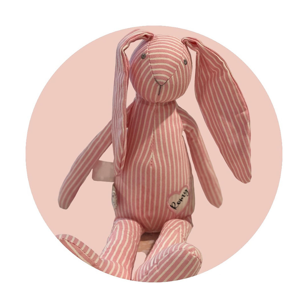 Thumbnail: Bunny Rattle Doll - Pink