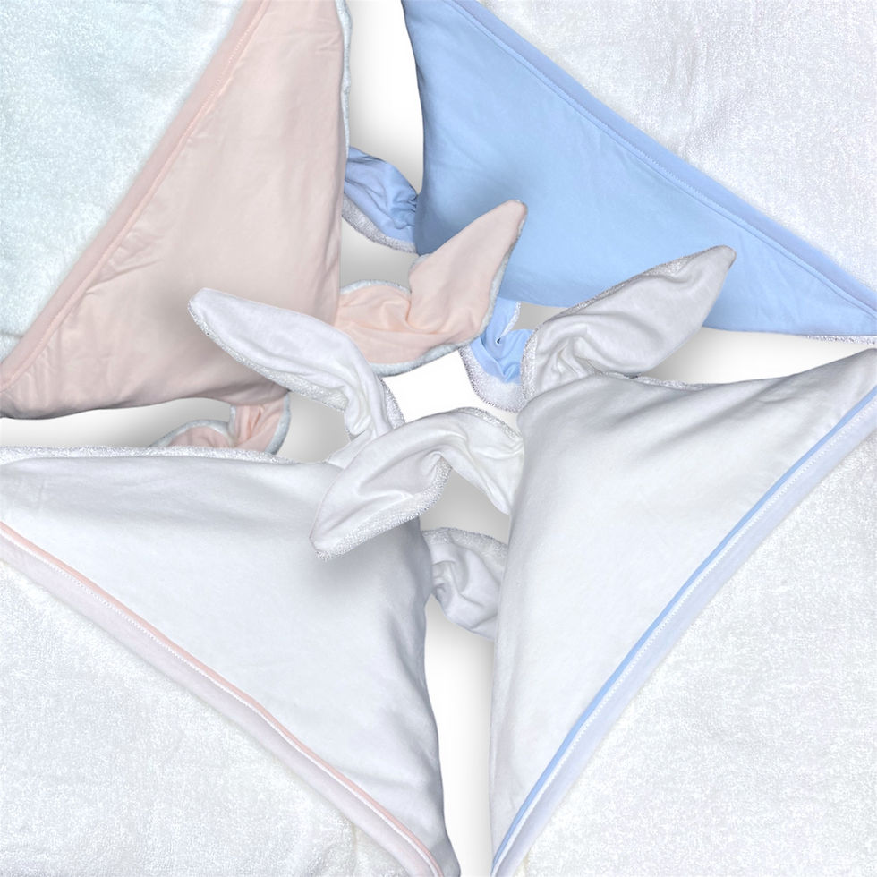 Thumbnail: Baby Towel with Bunny Ears – 100% Organic Bamboo