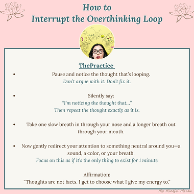 Stop Overthinking Fast