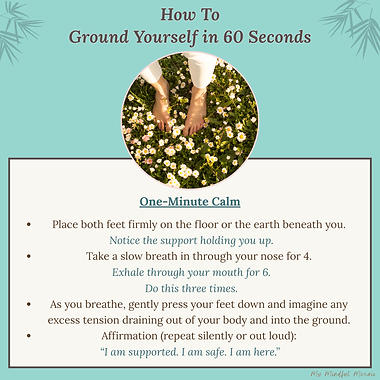 how to ground yourself