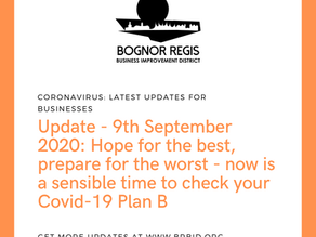 BR BID Newsletter: 9th September: Check your plan