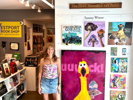 Westport Book Shop Welcomes Local Artist Tammy Winser for July Art Exhibit