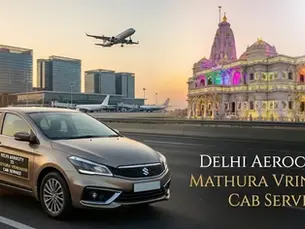 Delhi Aerocity to Mathura Vrindavan Cab Service