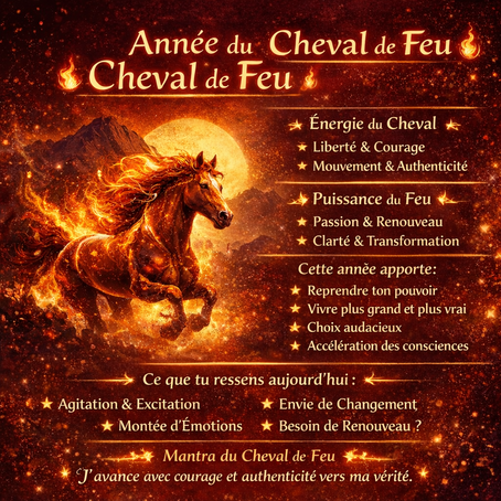 Année du Cheval de Feu : Signification, Énergie et Ce Que Cette Nouvelle Année Nous Apporte