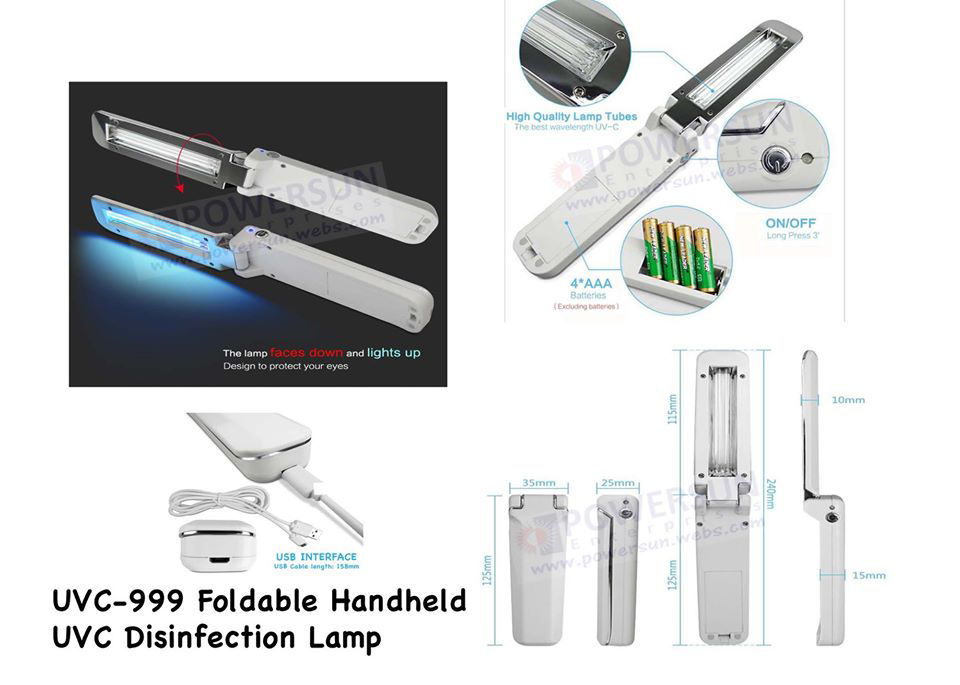 UVC-999 Handheld UVC Disinfection Lamp n