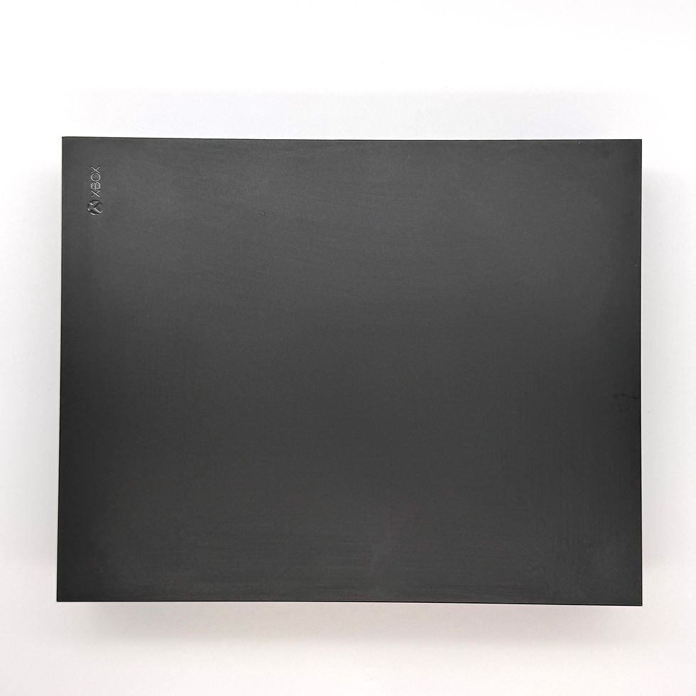 Thumbnail: Xbox One X console top view