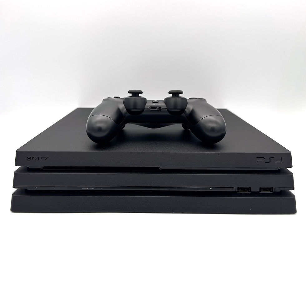 Thumbnail: PlayStation 4 Pro console and controller front view