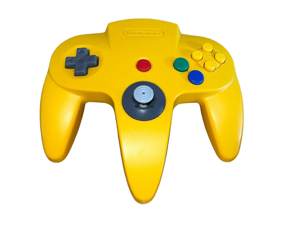 Thumbnail: Yellow Nintendo 64 controller