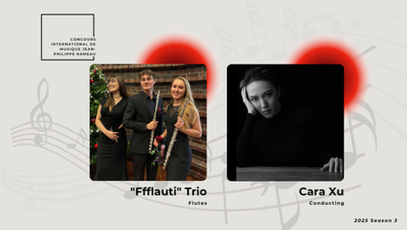 The results of the 2025 Season 3 Jean-Philippe Rameau International Music Competition have been published.