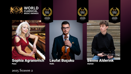 The results for the 2025 Season 2 World Classical Music Awards are now officially announced