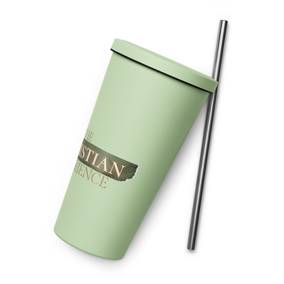 Thumbnail: Christian Experience Tumbler with Straw