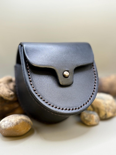 Leather Reel Storage Case (Medium) | Featherweight Fly Co.