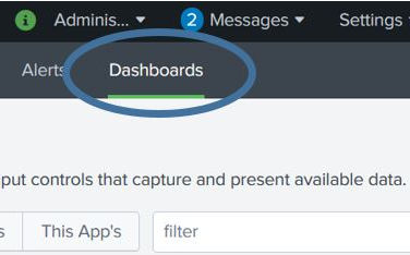Criação de dashboards no Splunk