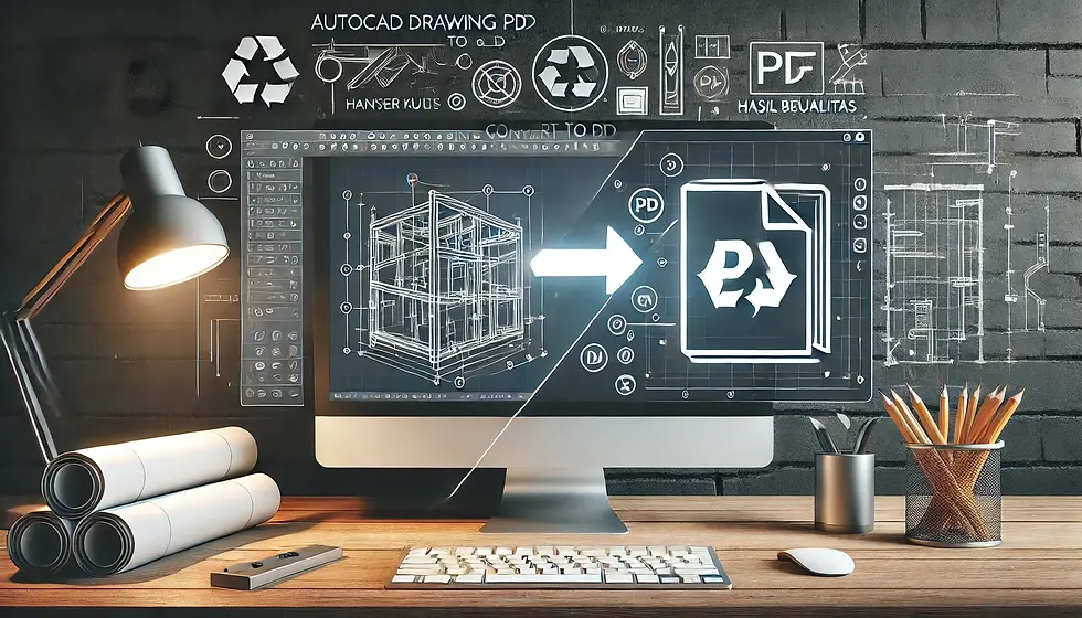 autocad drawing convert to pdf