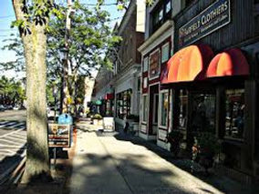 Street in Fairfield, CT