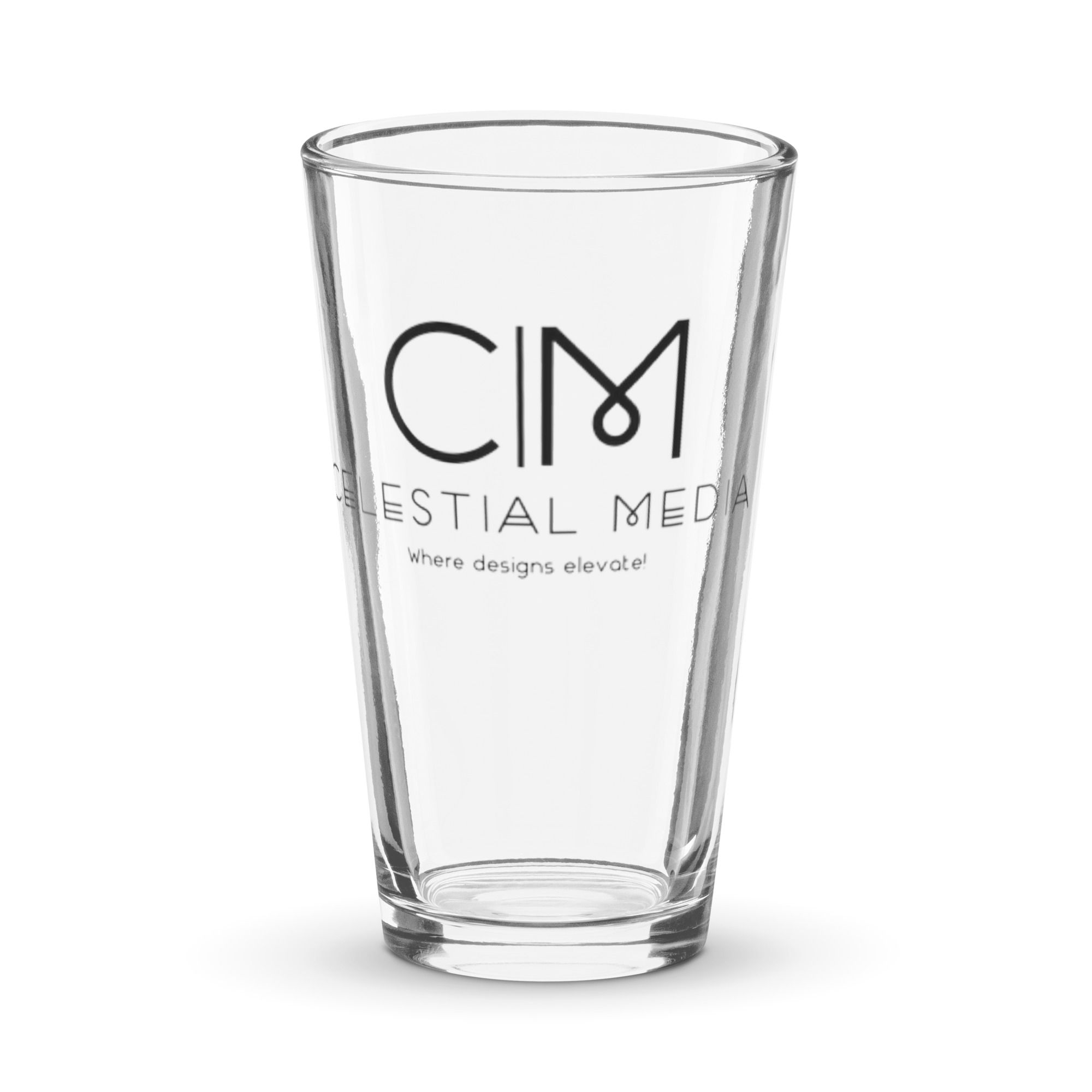 Shaker pint glass w/ Logo