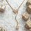 Thumbnail: Gold Asymmetric Y Necklace with Square Cubic Zirconia | Elegant Gift