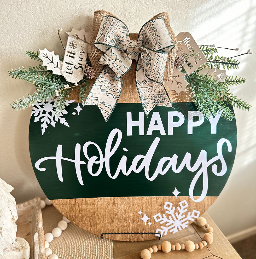 Thumbnail: Happy Holidays Door Hanger