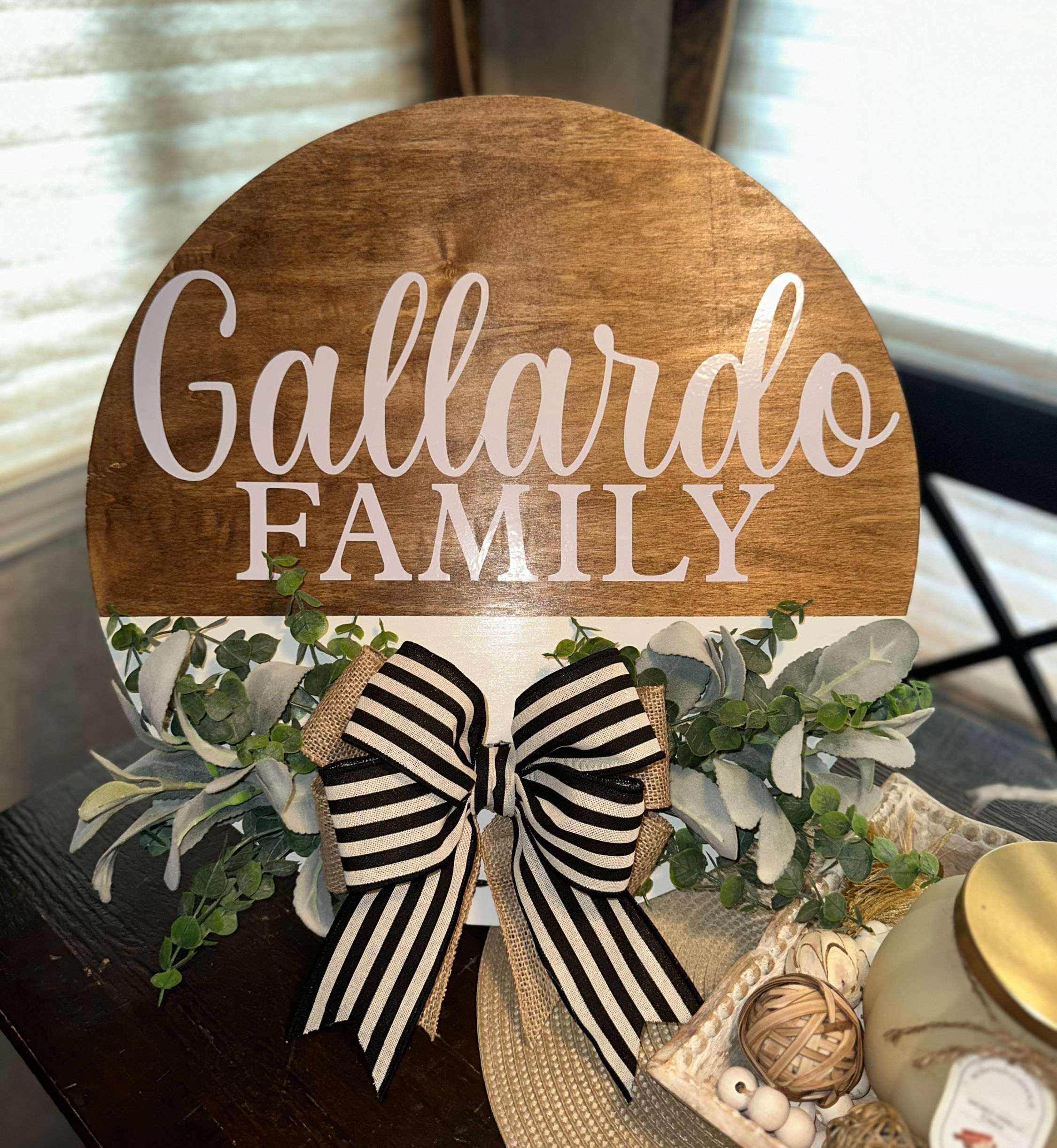 Farmhouse Personalized Door Hanger