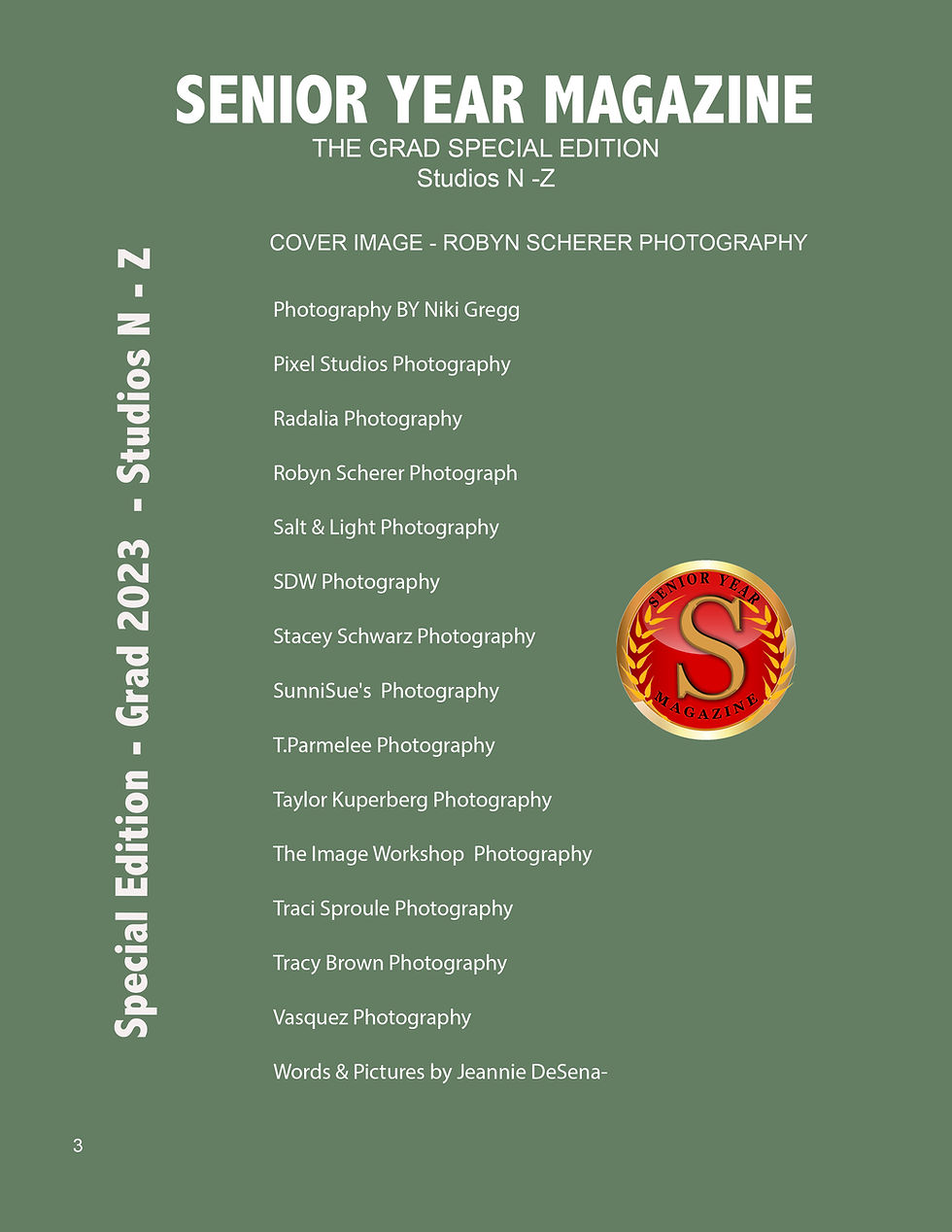 Thumbnail: Special Edition - 2023 GRAD Magazine - Studios N-Z