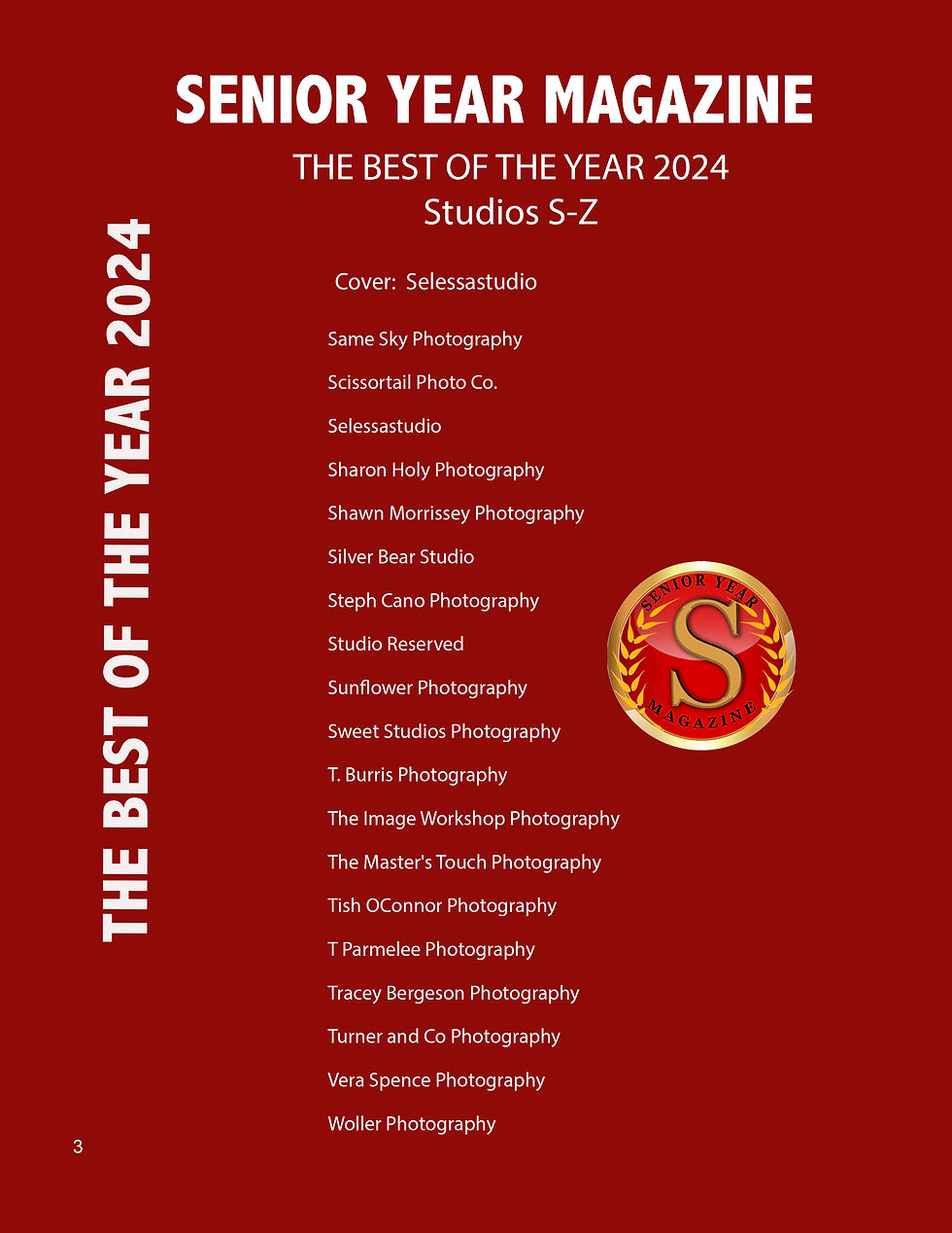 Thumbnail: BEST OF 2024 - Studios S-Z - DIGITAL PDF