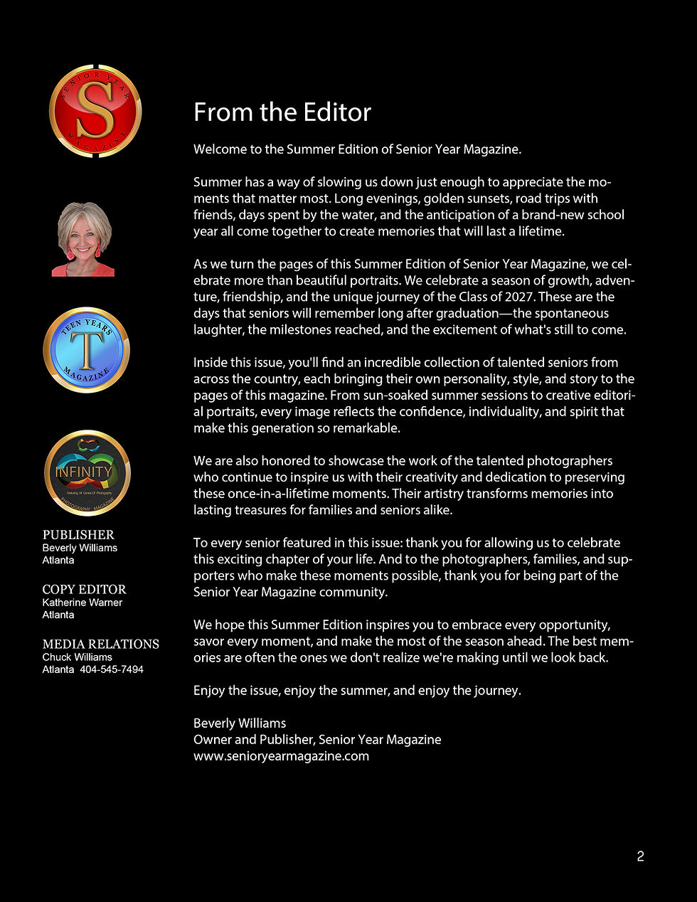 Thumbnail: Senior Year Magazine - (DIGITAL PDF) Summer 2026 - Studios A-G