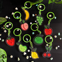 stickers and keychains
