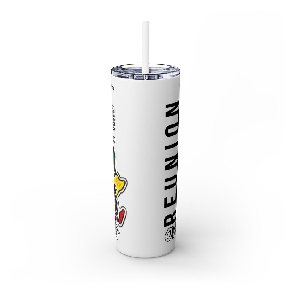 Thumbnail: Skinny Tumbler — Family Reunion 2026 Slim Travel Cup with Straw