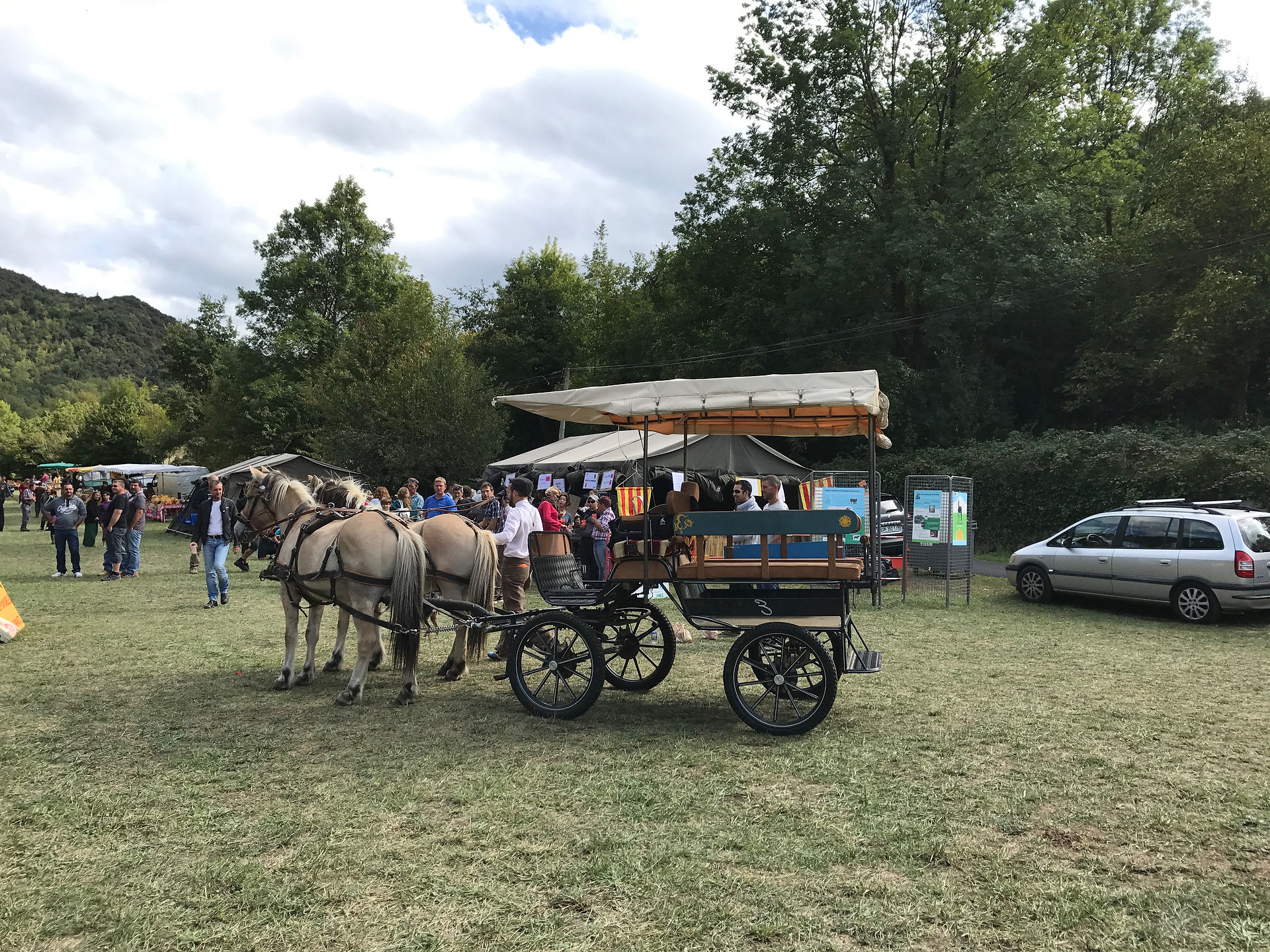 Paard en koets in Baillestavy