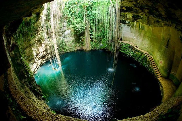 The Sacred Cenote, Mexico, (Picture from mayasculture.blogspot.com)